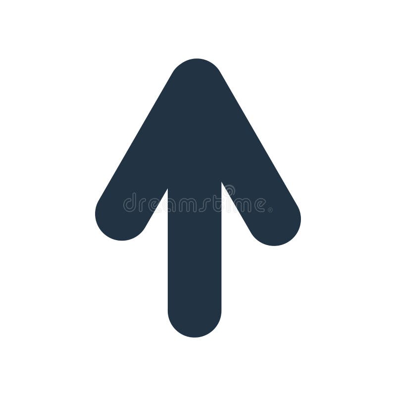 Cursor Icon Vector Isolated on White Background, Cursor Sign Stock