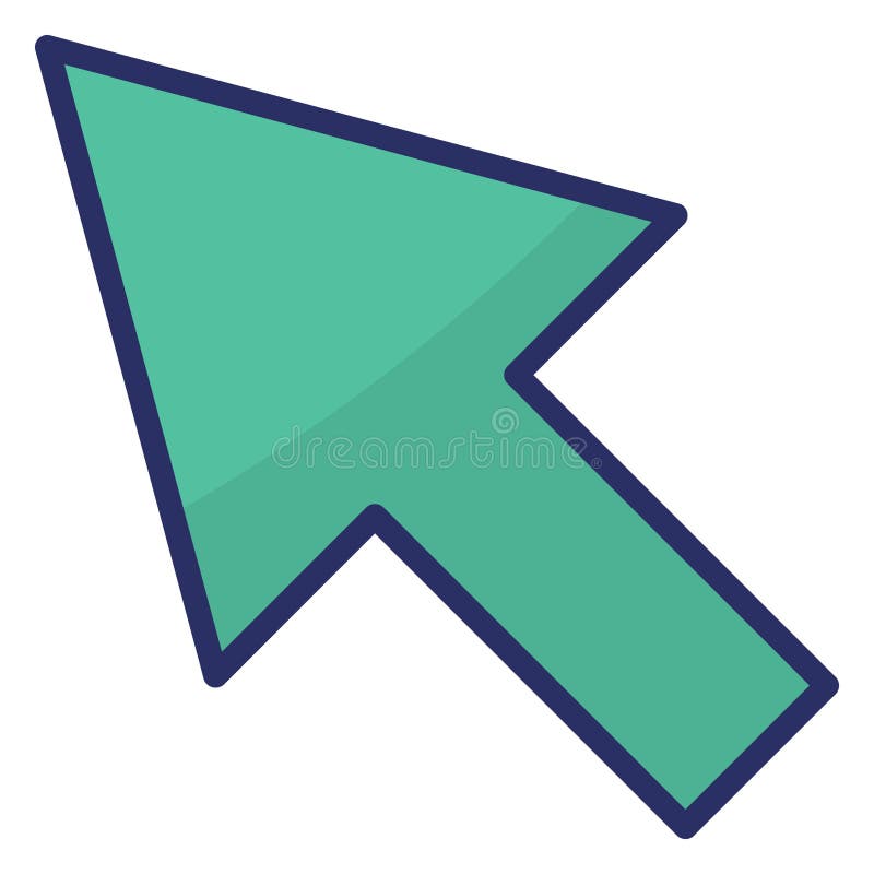 Cursor Isolated Isolated Vector Icon easily editable easily editable stock illustration.