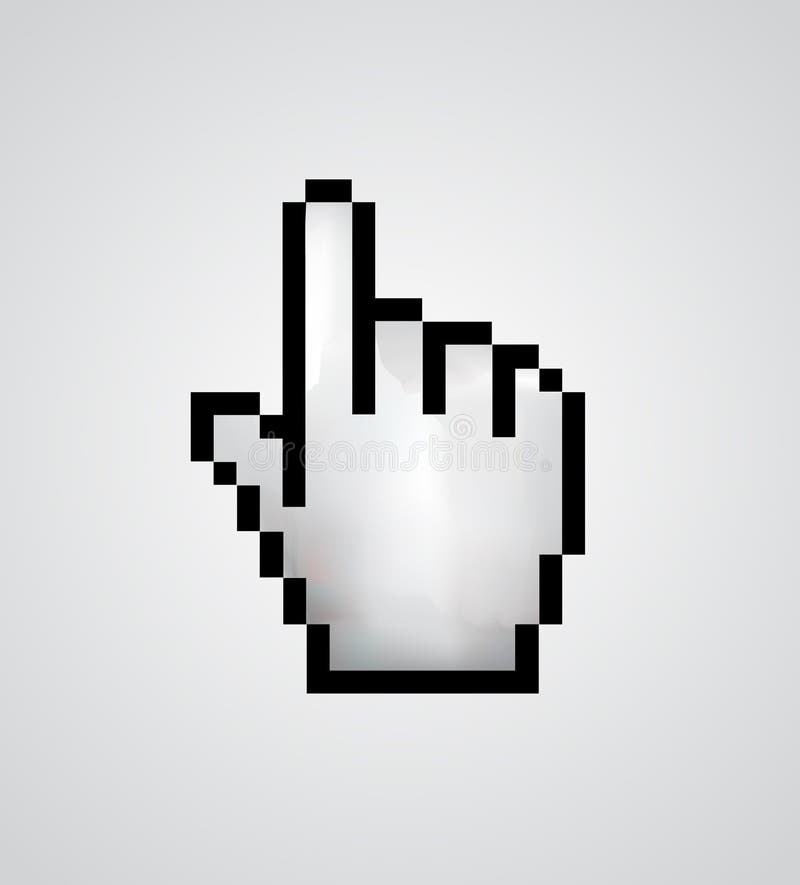 Cursor-Hand vektor abbildung