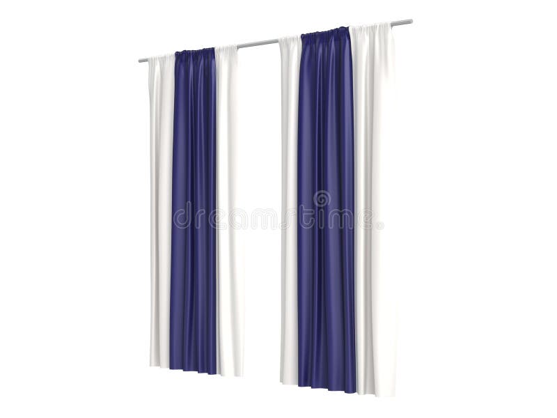 Curtains royalty free illustration