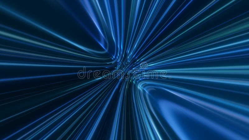 Curva de línea geométrica de tecnología abstracta. fondo de color azul digital futurista fotos de archivo libres de regalías