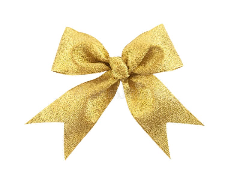 Curva dourada do presente fotos de stock royalty free