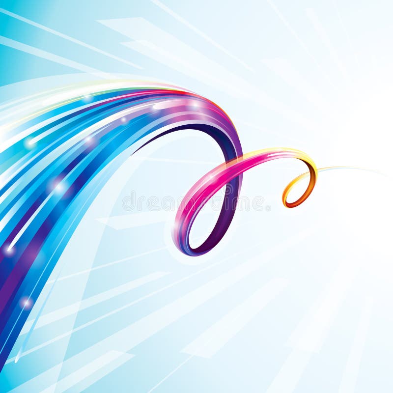 Curva variopinta royalty illustrazione gratis