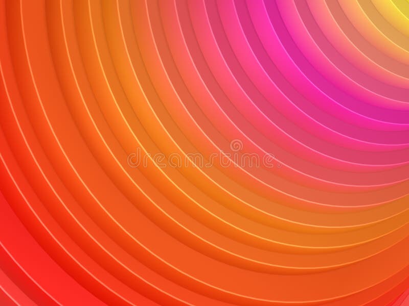 Curva variopinta del cilindro illustrazione di stock