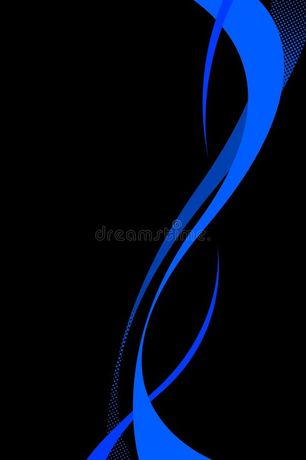 Curvas azuis de Swoosh
