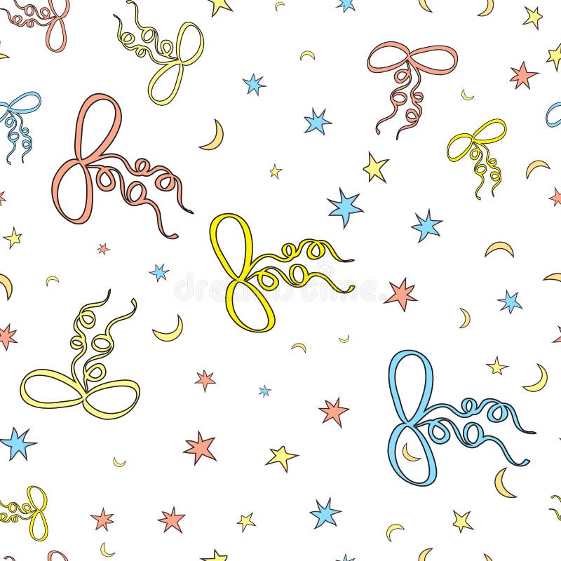 Curvas e estrelas, teste padrão sem emenda das luas Fundo branco Cartoo ilustração royalty free Curvas e estrelas, teste padrão sem emenda das luas Fundo branco Cartoo ilustração royalty free