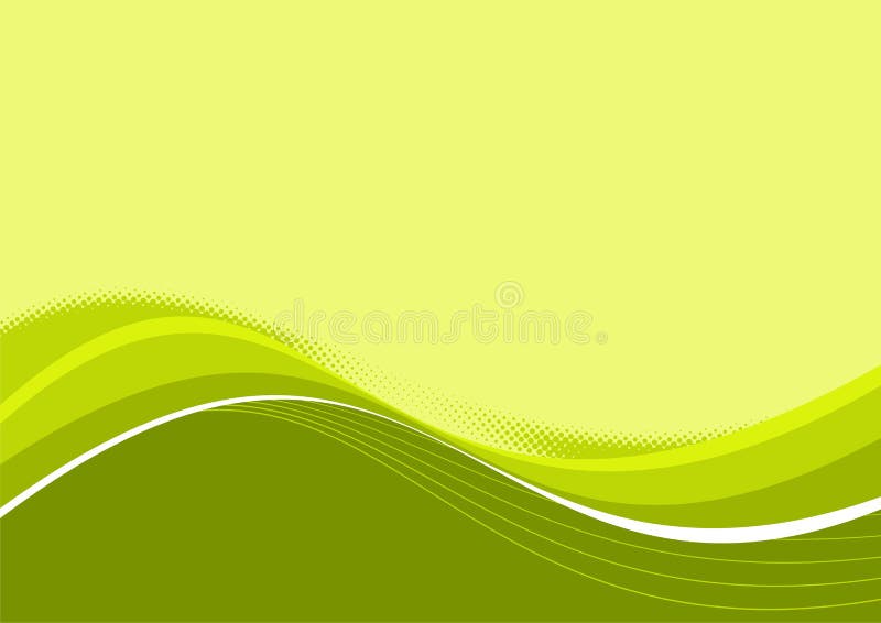 Curvas en colores pastel verdes