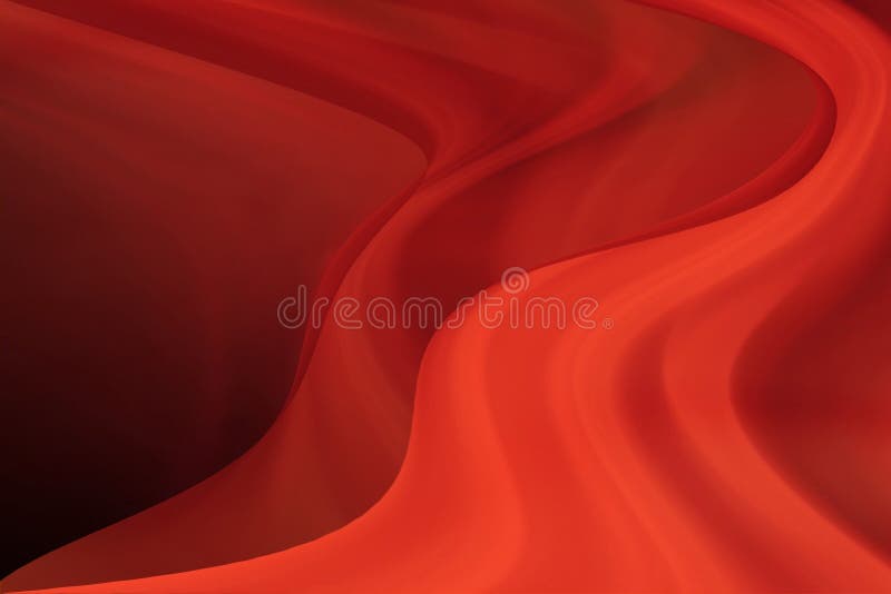 Abstract of red hot flowing curves. Abstract of red hot flowing curves