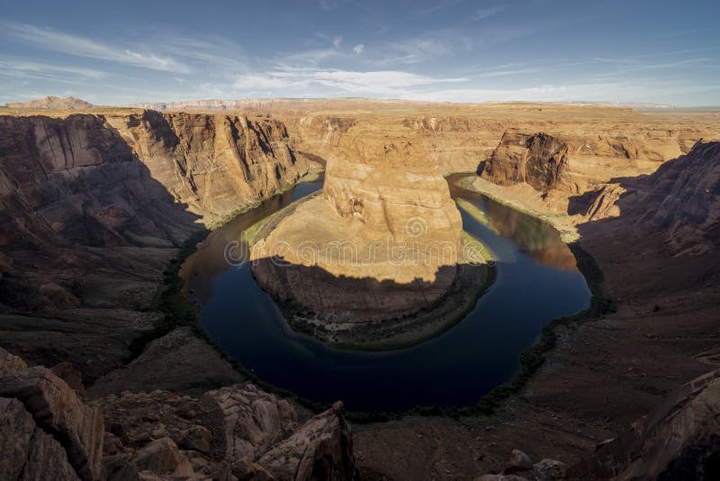 Curvatura em ferradura, gargantas do antílope foto de stock