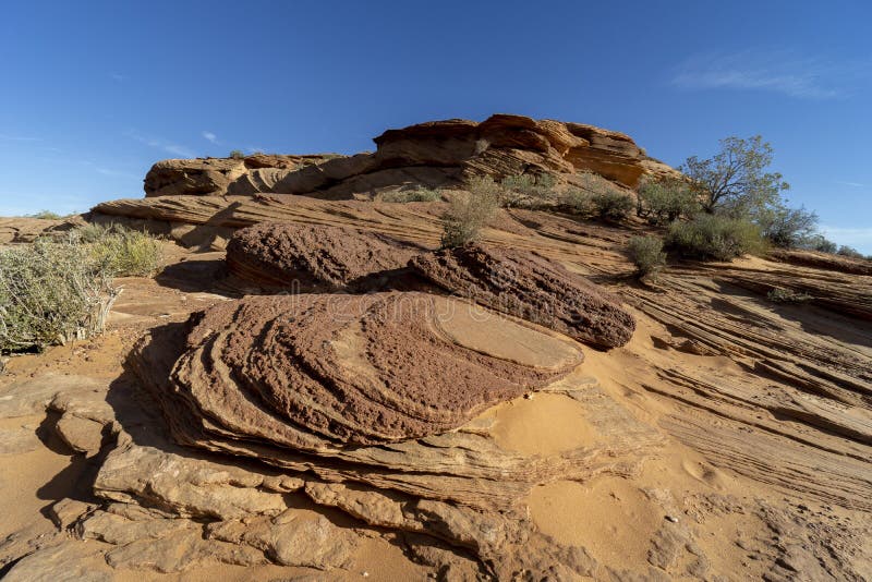 Curvatura em ferradura, gargantas do antílope imagem de stock royalty free