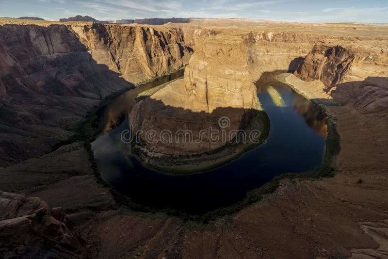 Curvatura em ferradura, gargantas do antílope fotografia de stock