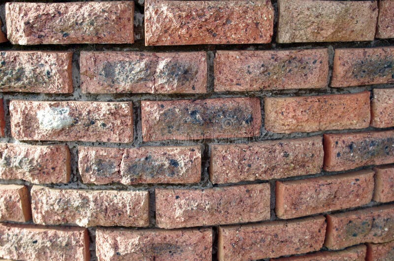 Curved brick wall stock photo. Image of background, nobody ...