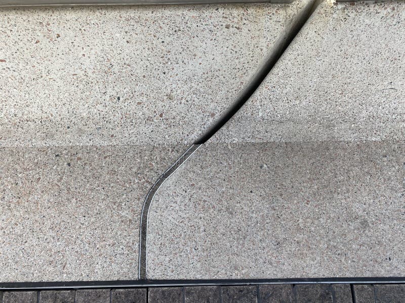 Curved Concrete Block Joint Stock Photo Image of outdoors, shaded