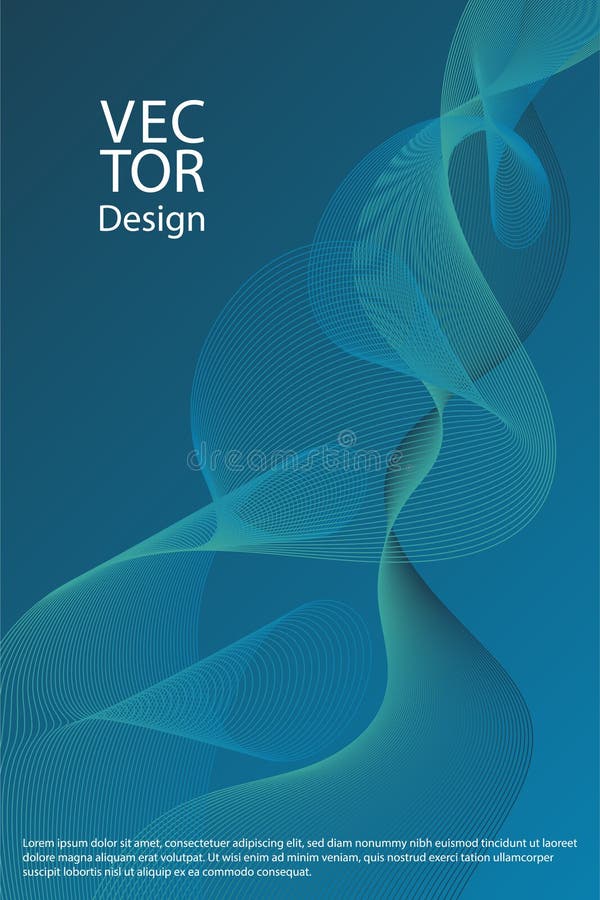 Curved lines ripple texture fluid geometric shapes abstract backgrounds, cover page layouts set. royalty free illustration Curved lines ripple texture fluid geometric shapes abstract backgrounds, cover page layouts set. royalty free illustration