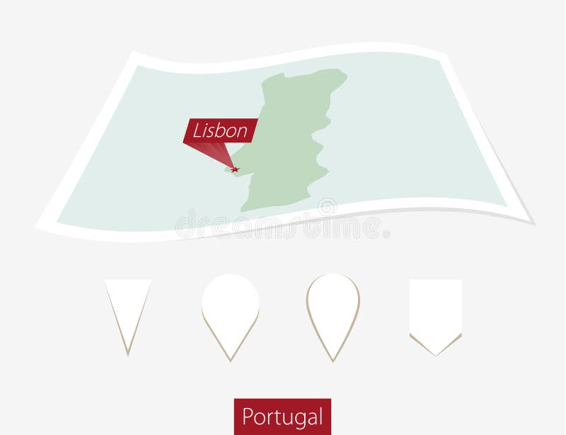 Premium Vector  Detailed political vector map of portugal