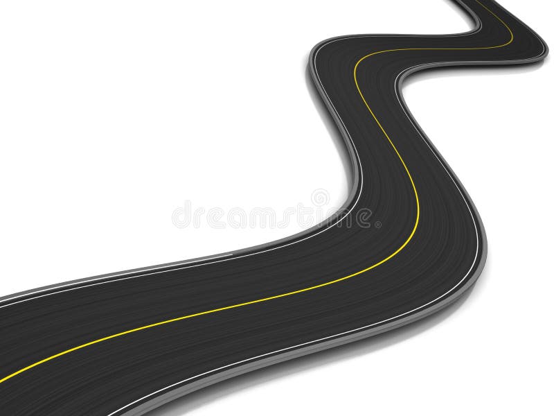 Curved road