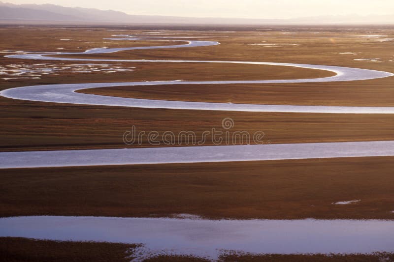 Curving River