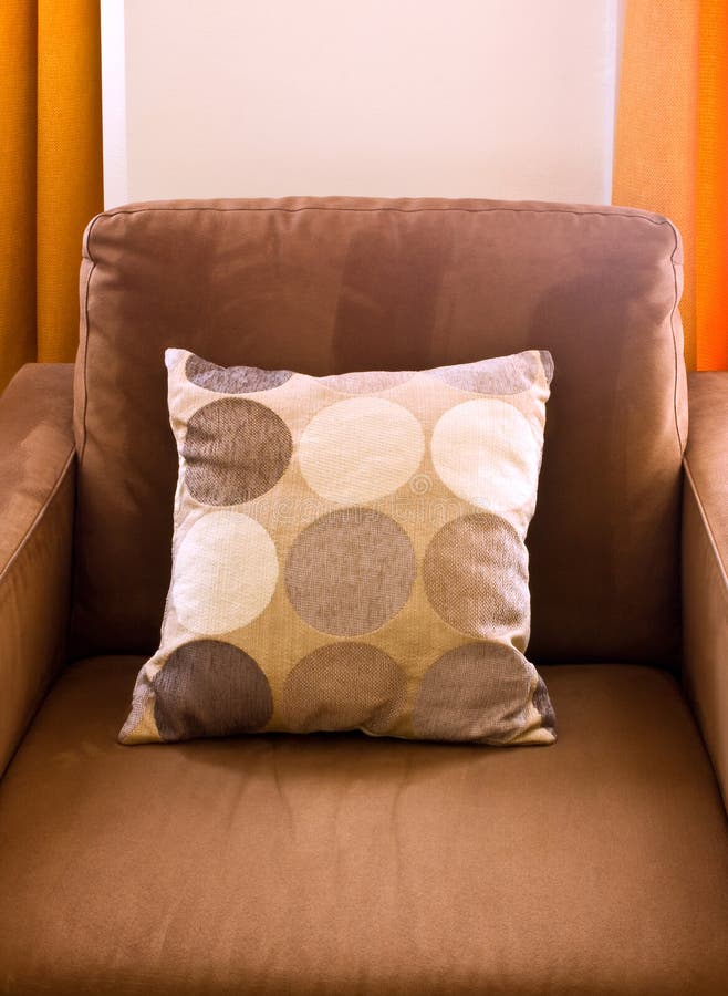 Cushion on chair stock image. Image of furniture, household - 23268331