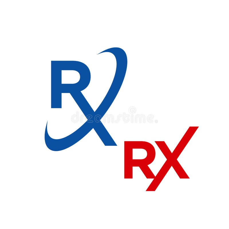 Premium Vector  Rx letter logo design with a circle shape rx