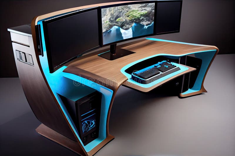 Custom online desk gaming