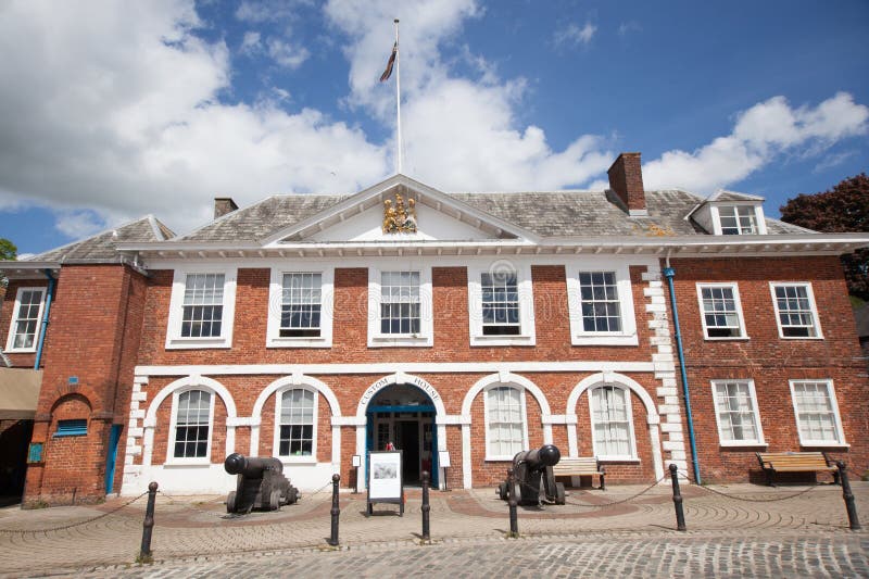 Custom House Visitor Centre in Exeter, Devon in the UK Editorial Stock