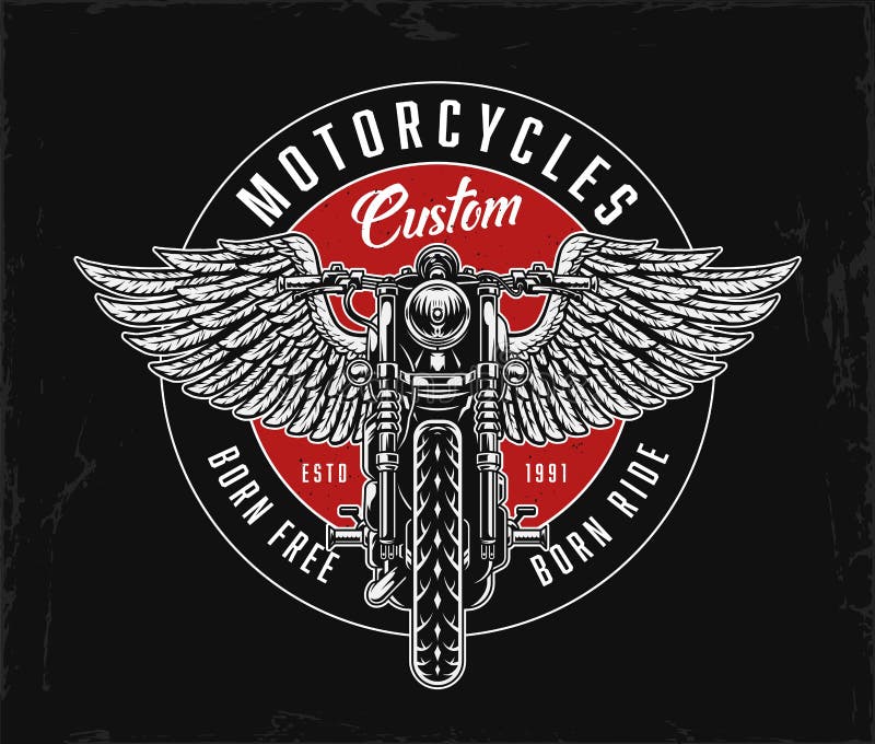 Vintage Classic Motorcycle Logo Design Stock Illustrations – 4,925 ...