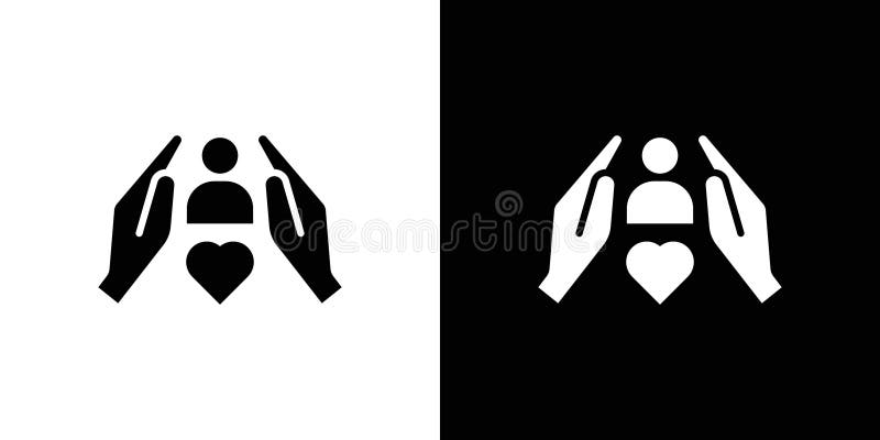 Customer care icon linear logo isolated stock illustration