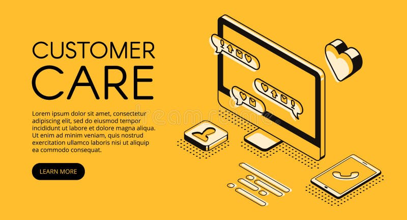 Customer care service vector halftone illustration royalty free illustration Customer care service vector halftone illustration royalty free illustration