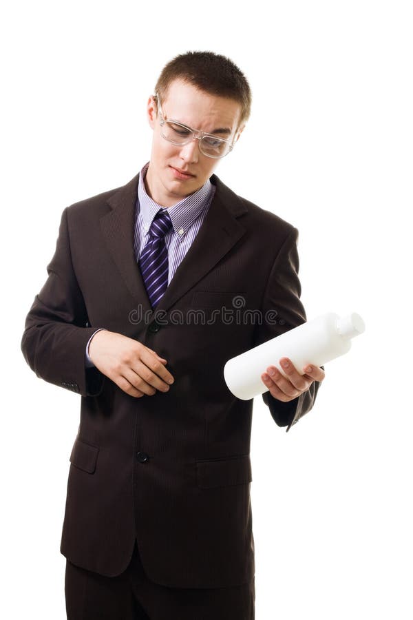 Customer Checking Ingredient in Product Stock Image Image of concepts