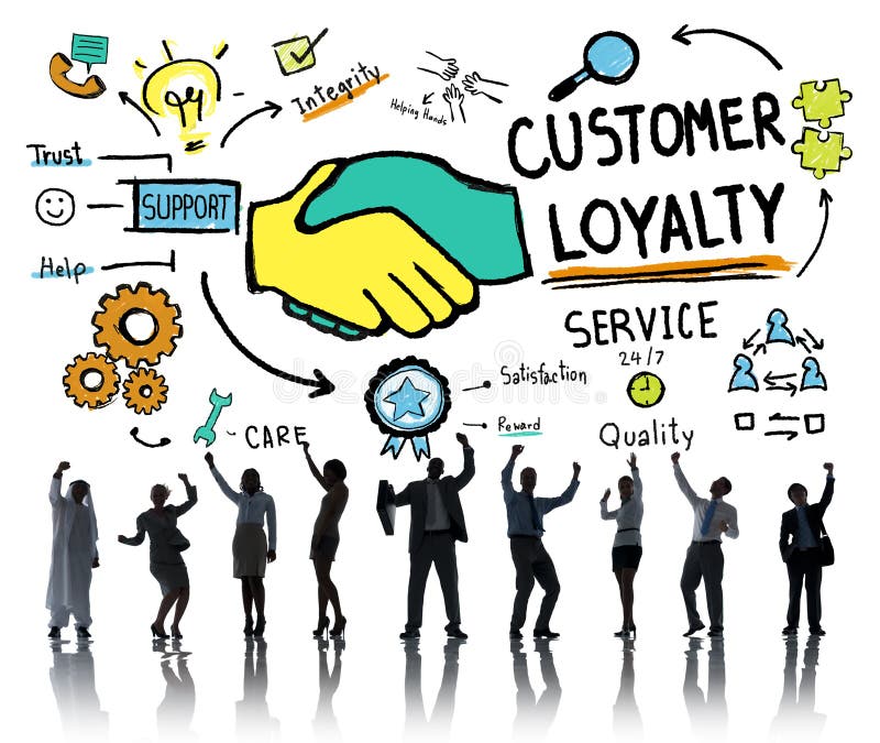 Customer Loyalty Service Support Care Trust Business Concept