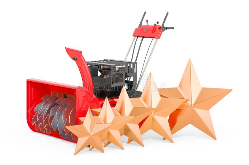 Download Snow Blower Or Snow Thrower Stock Vector - Illustration of ...