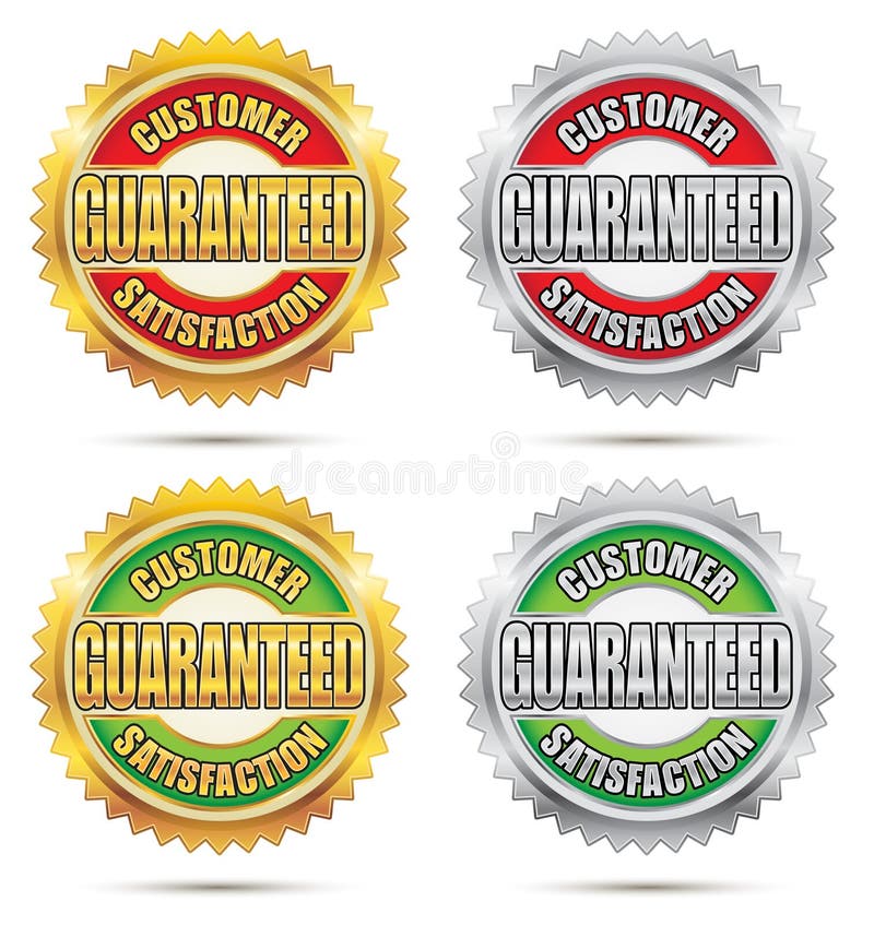 Customer Satisfaction Meter with Different Emotions. Vector Stock ...