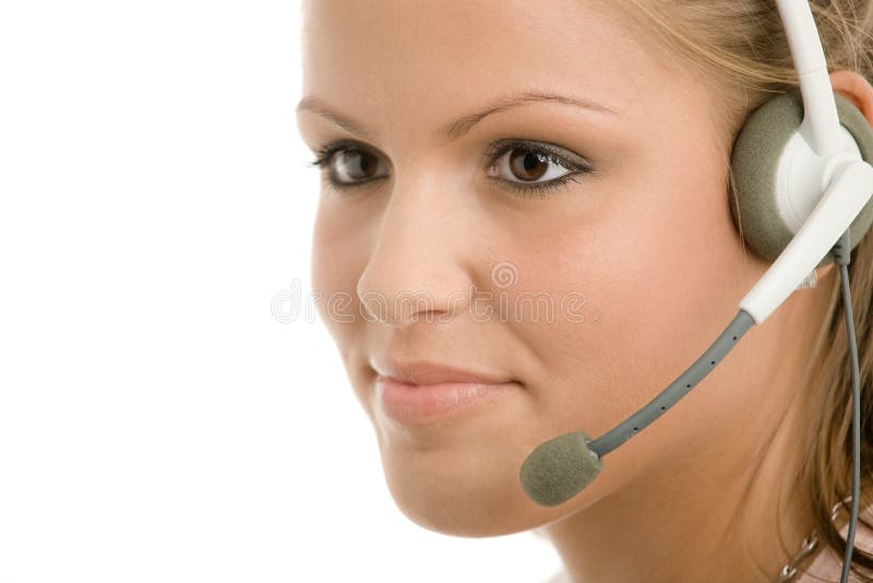 Customer Service stock photo. Image of friendly, attractive - 10029866