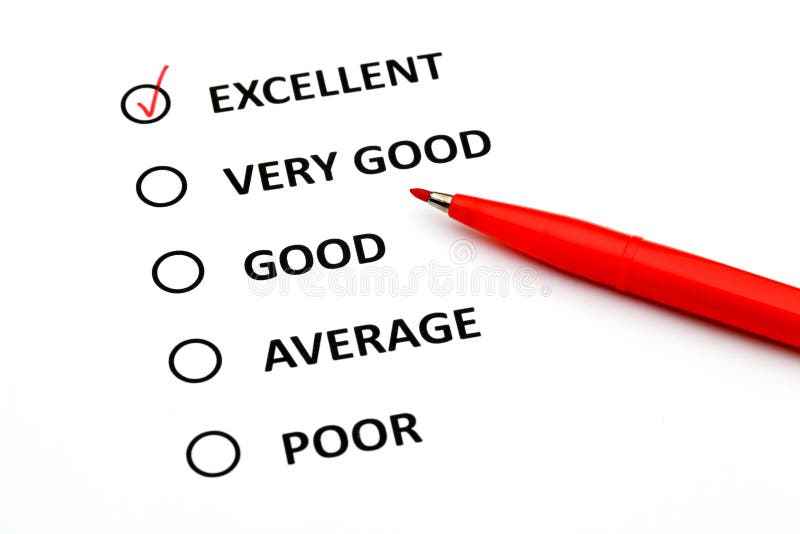 Customer service checkbox royalty free stock photos