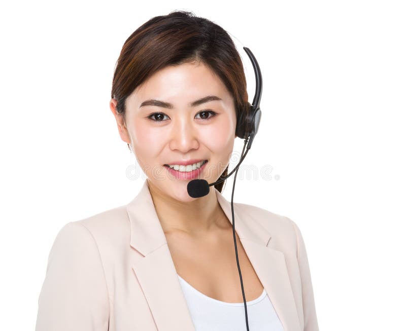 Customer Services Consultant Stock Photo Image of japanese, operator