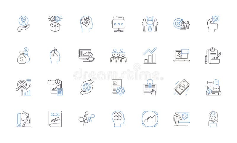 Customer Style Line Icons Collection. Personalized, Modern, Chic