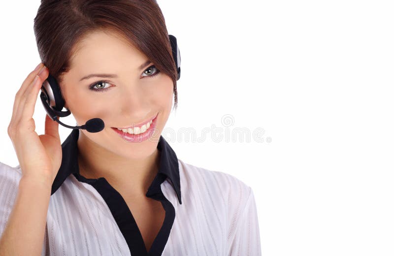 Customer support girl