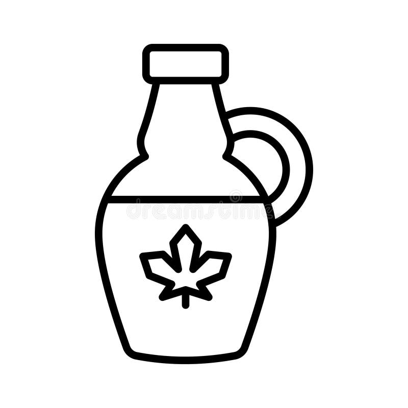 Maple Syrup Jar Stock Illustrations 468 Maple Syrup Jar Stock