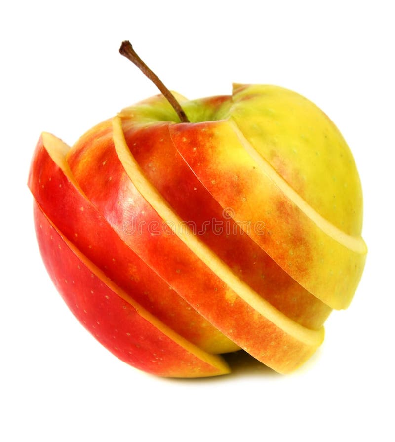 Cut apple