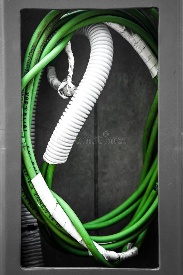 Cut the Green Wire! stock photo. Image of contrast, electricity 90752094