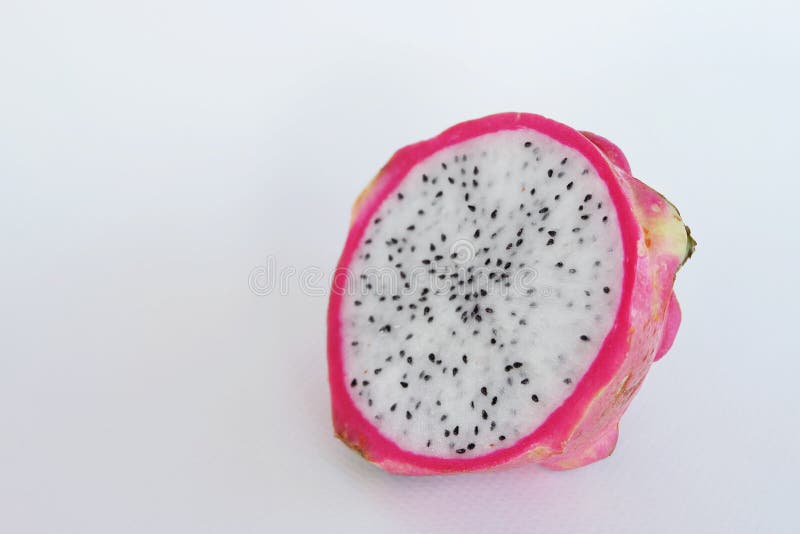 Cut Half Pitaya. Dragon Fruit Stock Photo Image of fruit, seed 49044732