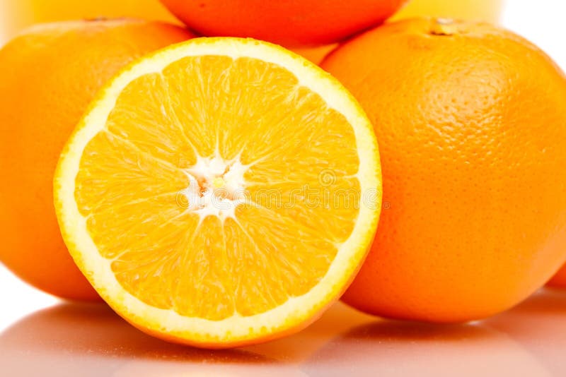 Cut orange