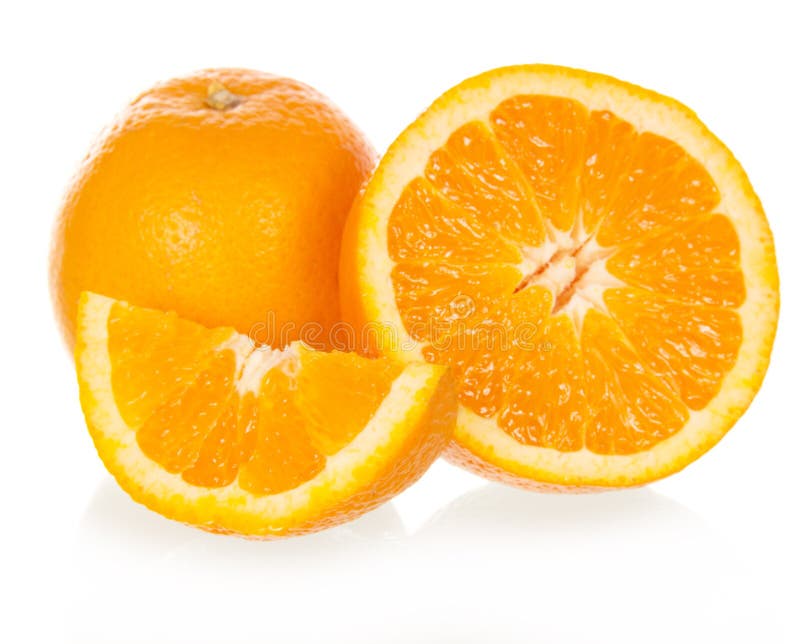 The cut orange