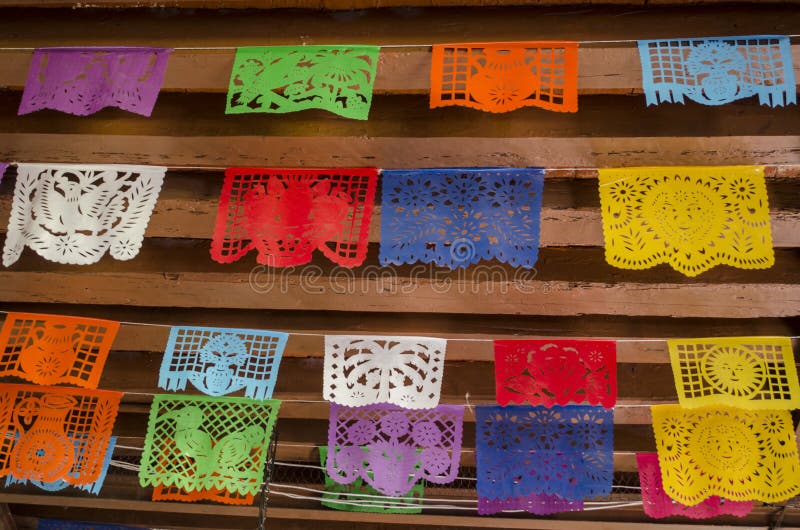 Traditional mexican cut paper decoration