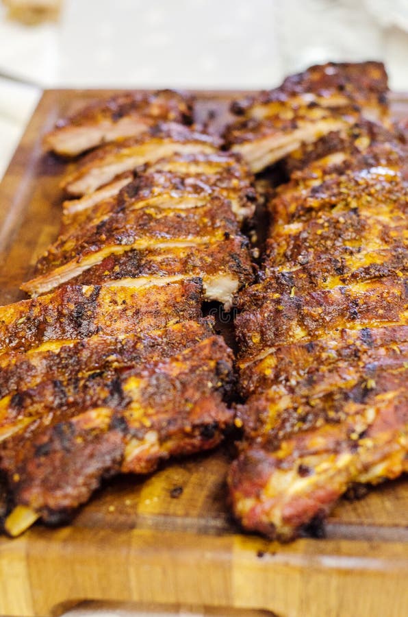 Cut pork ribs royalty free stock photo Cut pork ribs royalty free stock photo
