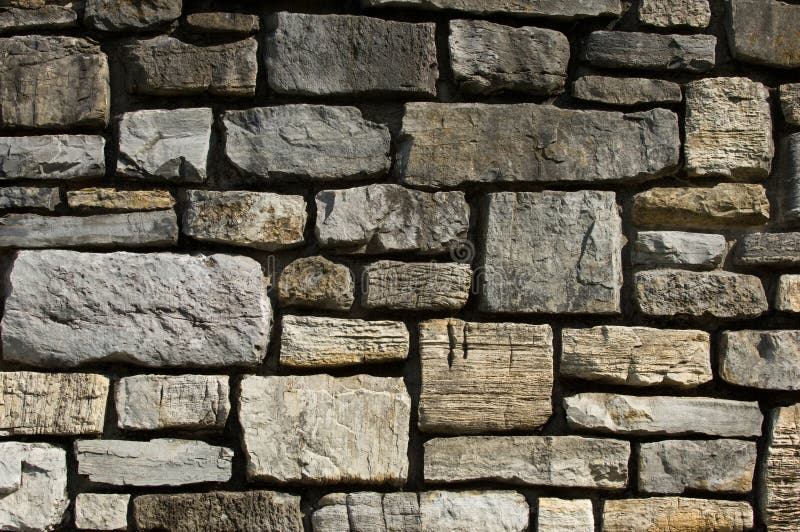 Cut stone wall detail