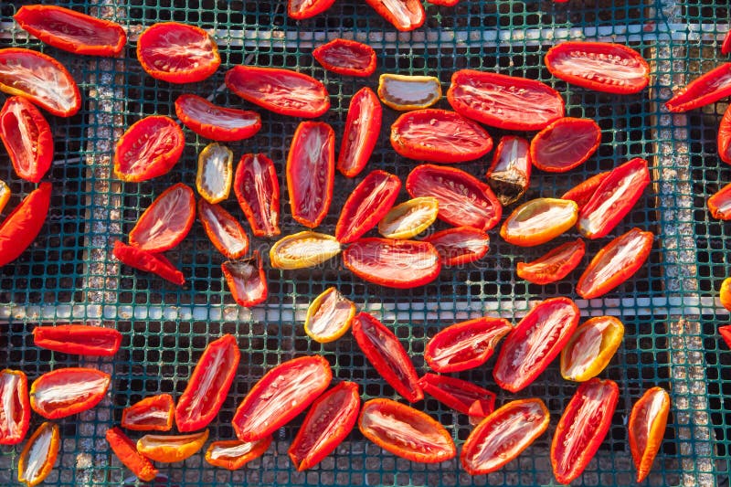 Sundried tomatoes stock image. Image of dried, earth 213983129