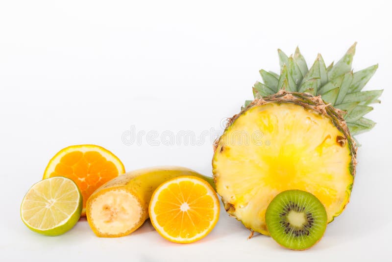 Cut tropical exotic fruit stock image. Image of breakfast 66902295