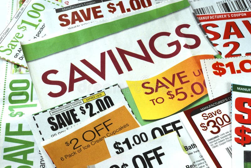 Cut Up Some Coupons To Save Money Stock Photo Image of money, coupon
