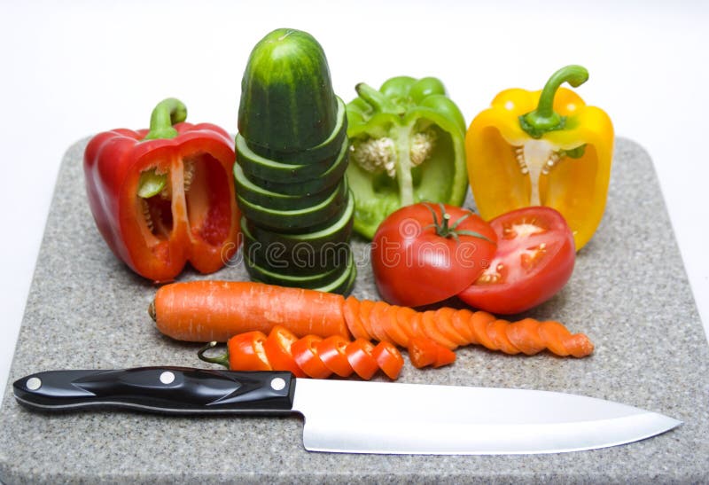 Cut vegetables